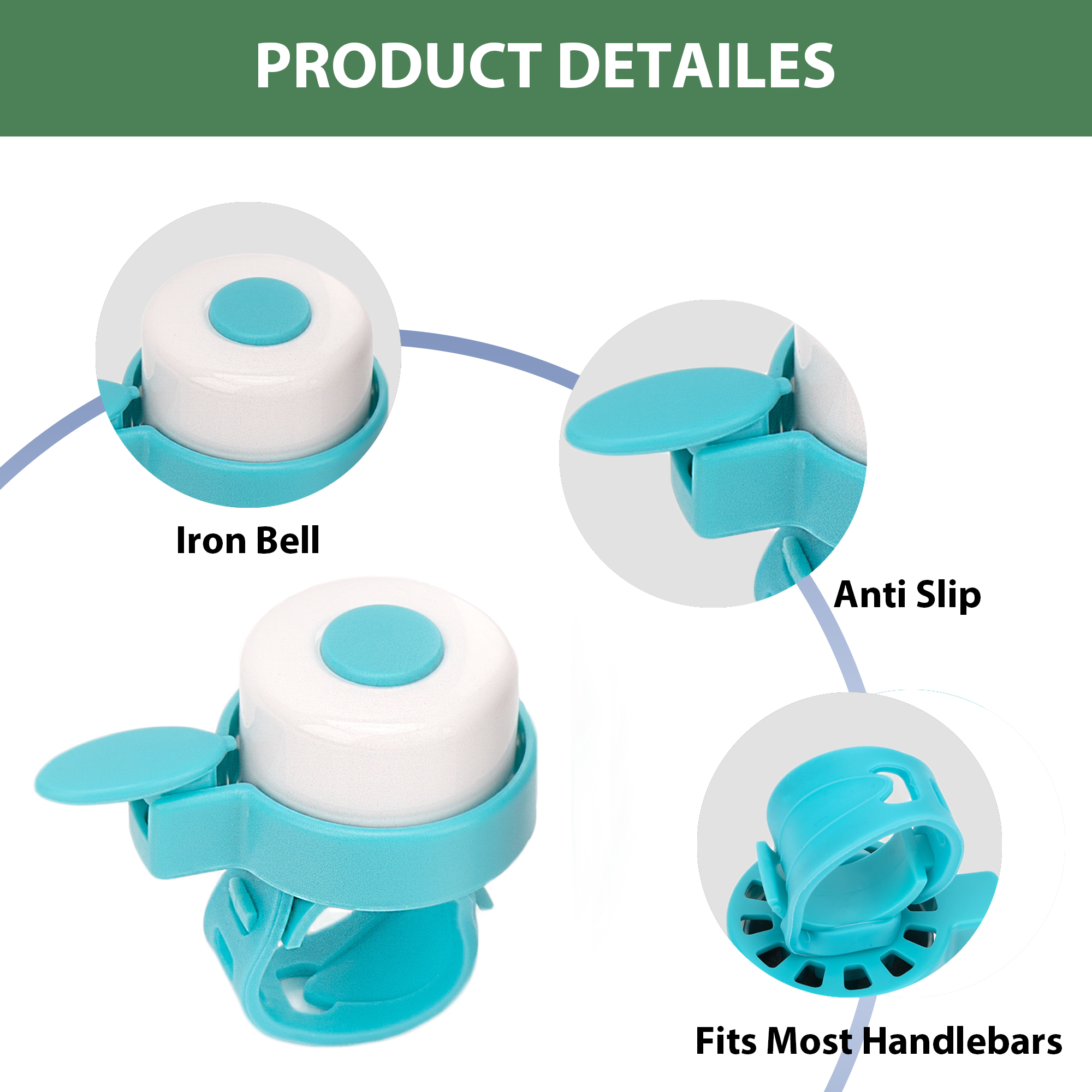 Durable and Colorful Bike Bell