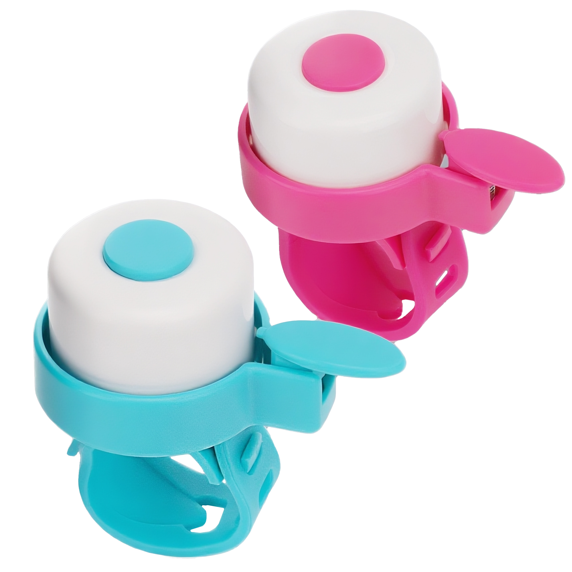 RidingRush Kids Bike Bell in Blue and Pink