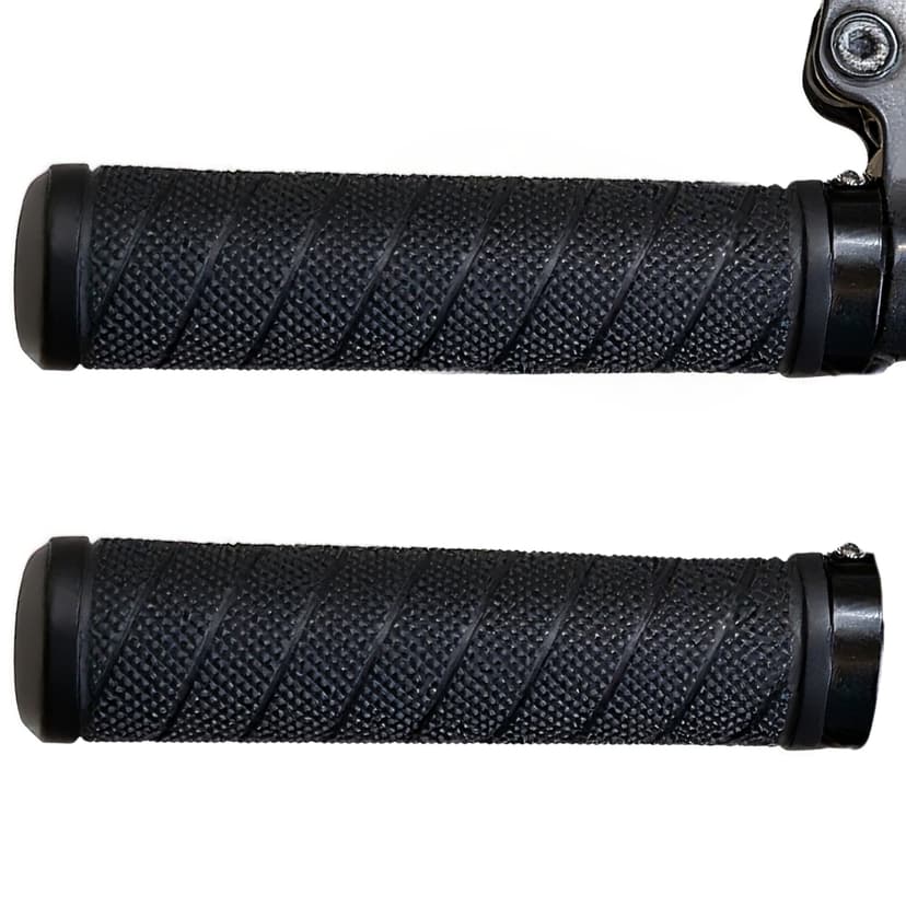 RidingRush Bike Handlebar Grips – Non-Slip Bicycle Grips for Mountain Bike, BMX, Cruiser & Kids Bike – Comfortable Soft Rubber Cycling Handle Grips