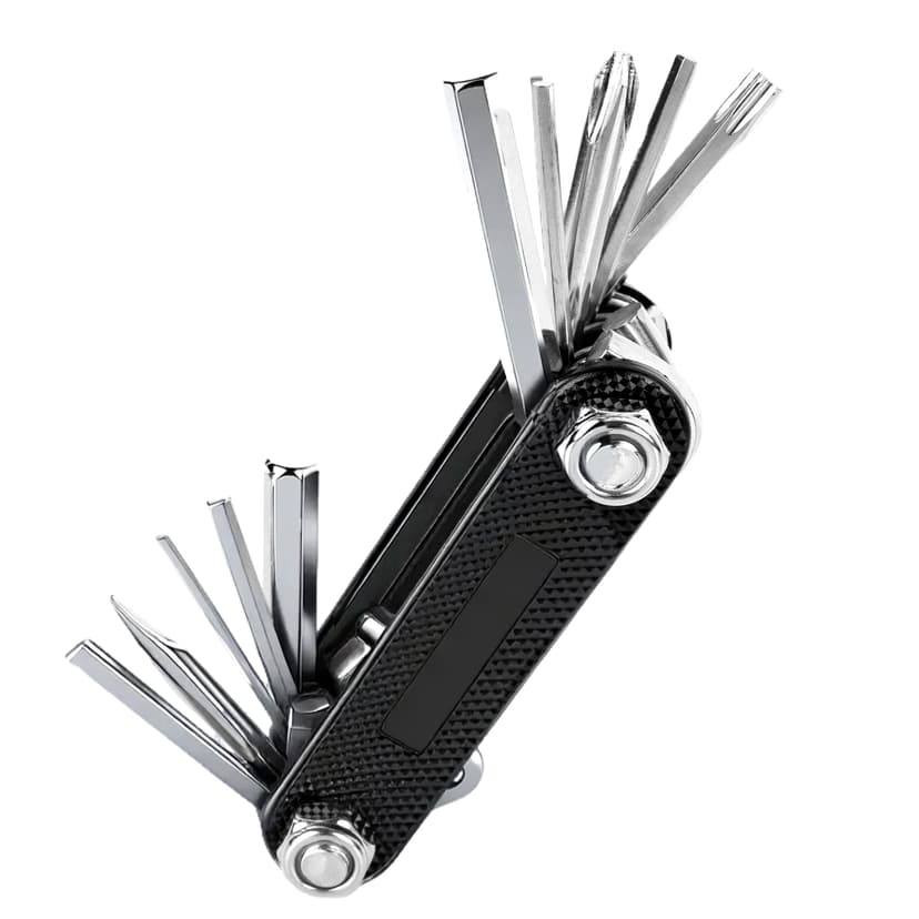 RidingRush Bike Multi Tool Kit – 16-in-1 Compact Bicycle Repair Tool for MTB & Road, Portable Cycling Maintenance Set with Hex Keys, Screwdrivers & Spoke Tools