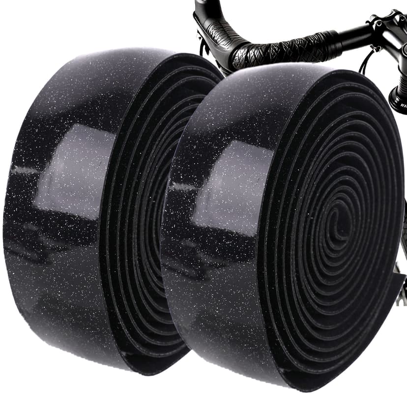RidingRush Bike Grip Tape for Road Bike – Anti-Slip Silicone Bar Tape, 3mm Thick Bicycle Grip Wrap, Breathable Bike Handlebar Tape for Gravel or Racing