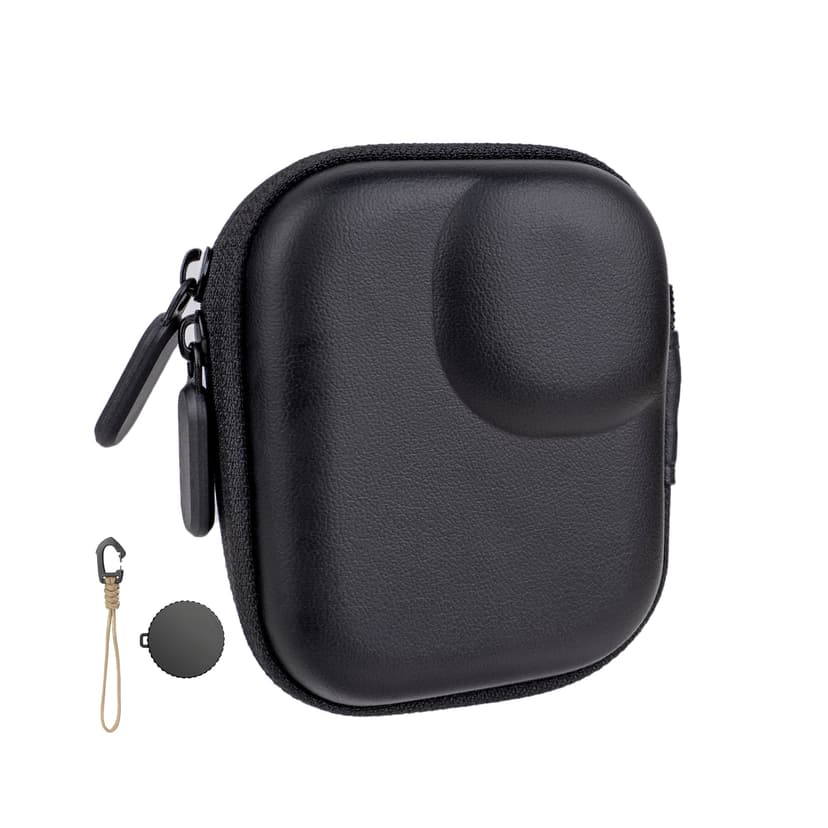 RidingRush Case for DJI Osmo Nano, Compact Hard Shell Camera Protector with Lens Buffer Space, Soft Inner Lining, Zipper Closure & Carabiner Clip for Travel and Everyday Carry