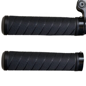 RidingRush Bike Handlebar Grips – Non-Slip Bicycle Grips for Mountain Bike, BMX, Cruiser & Kids Bike – Comfortable Soft Rubber Cycling Handle Grips