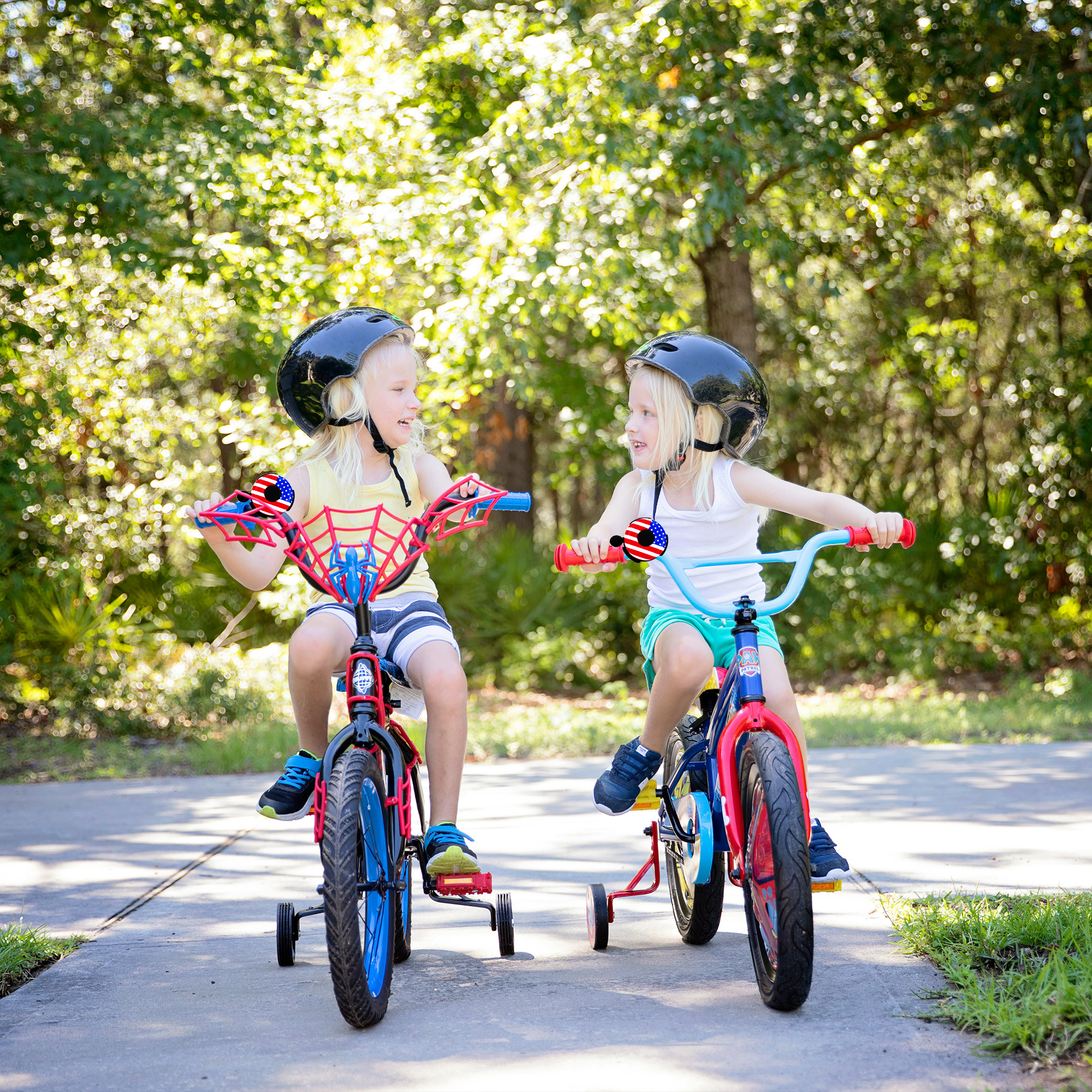 RidingRush Kids Bike Bell – Loud Clear Sound Bicycle Bell for Boys and Girls, American Flag Design, Easy Handlebar Mount for Toddler, BMX, and Cruiser Bikes - Image 6