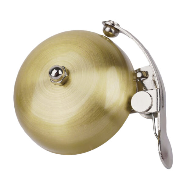 RidingRush Brass Bike Bell, Bicycle Bell for Adult Bikes, Loud & Clear Sound Bicycle Bell for Adults & Kids Classic Design, Easy Installation Fits Mountain, Road, Folding Bikes and Scooters