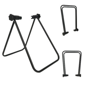 RidingRush Bike Work Stand, Portable Floor Bicycle Stand for Road Bike, Mountain Bike, E-Bike, Single Indoor Bike Holder Rack