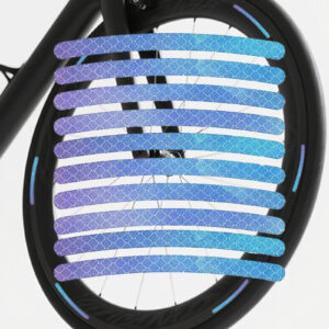 RidingRush Reflective Tape Outdoor Waterproof - High Visibility Reflector Tape for Bikes, Motorcycles, and Safety Marking, 20 Pcs ( Dazzling Colors )