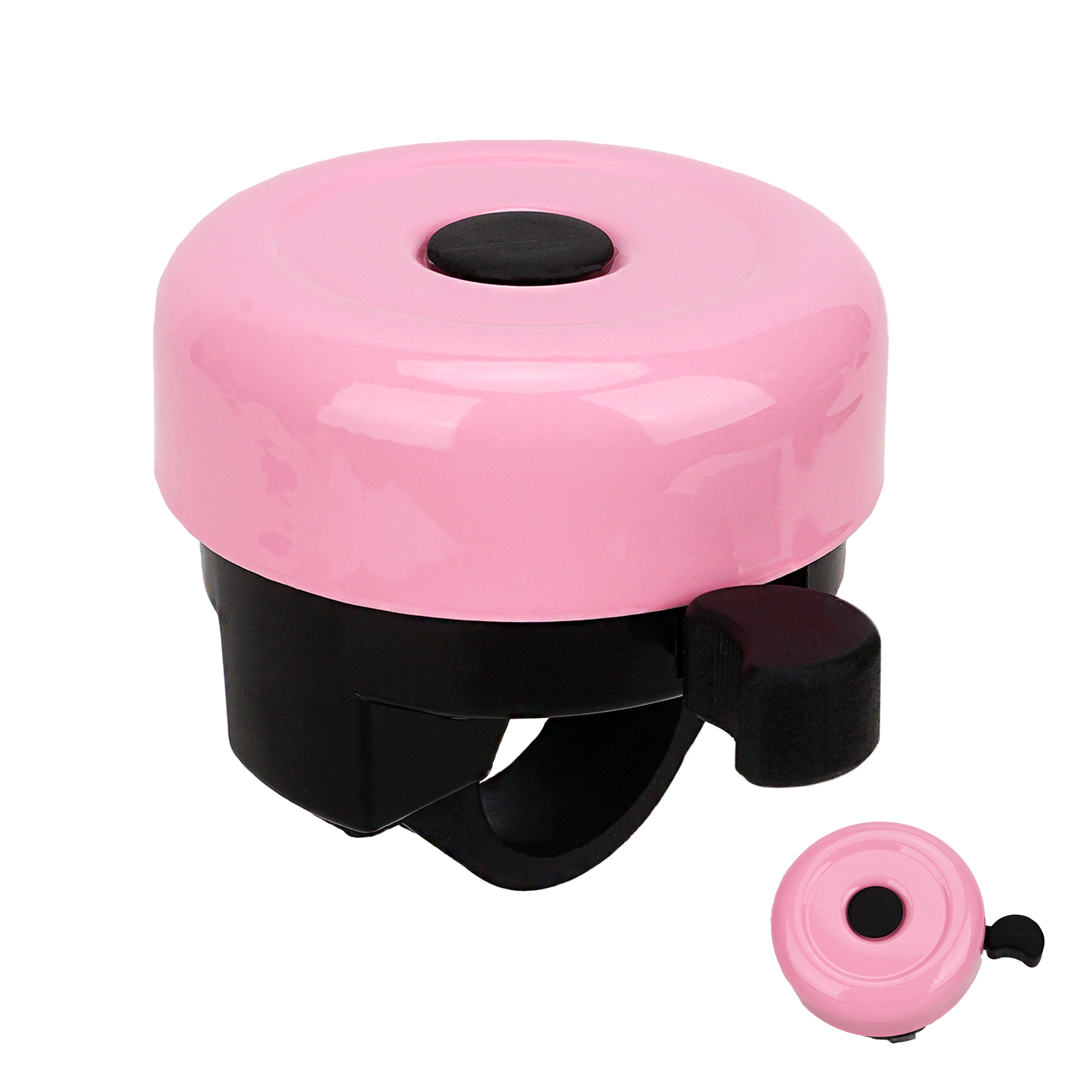 RidingRush Pink Bike Bell for Kids – Cute Bicycle Bell for Boys & Girls, Easy-to-Install Handlebar Bell for Kids' Bikes & Scooters, Loud Ring Sound, Pink - Image 3