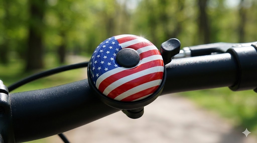 Ride with Pride: A Review of the American Flag Bicycle Bell